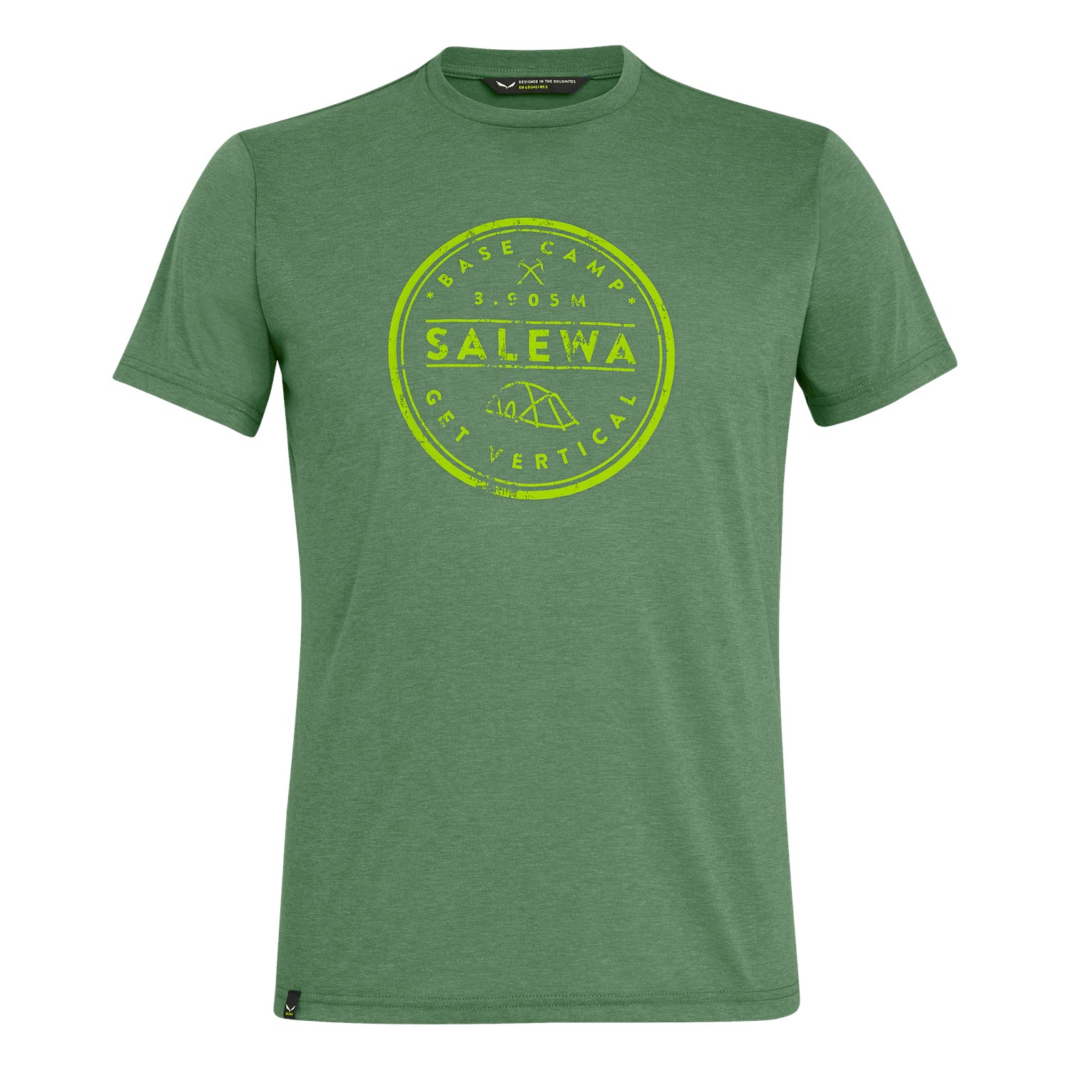 Camisetas Salewa Base Camp Drirelease® Hombre Verdes Mexico (VJ1769508)